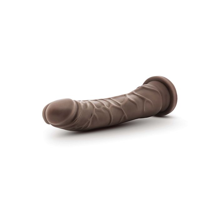 Blush Dr. Skin Plus 9" Posable Dildo - Chocolate