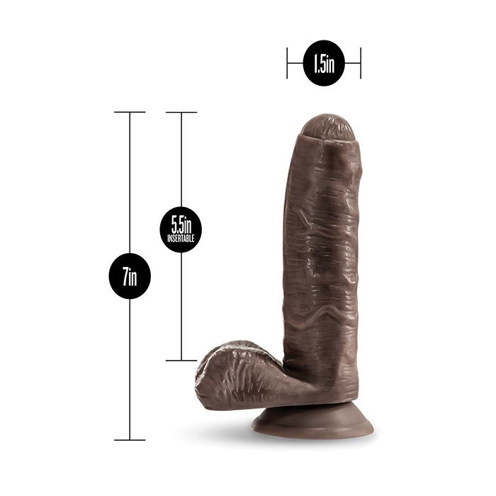 Blush Coverboy Pierre The Chef Dildo - Chocolate