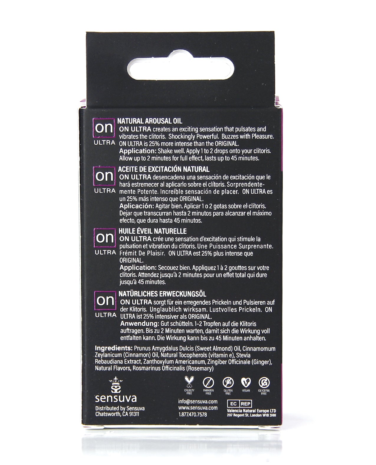 ON for Her Arousal Oil Ultra Medium Box