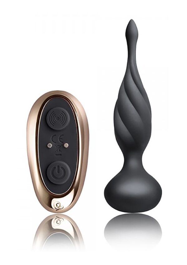 PETITE SENSATIONS DISCOVER - ANAL VIBRATOR WITH REMOTE CONTROL - BLACK