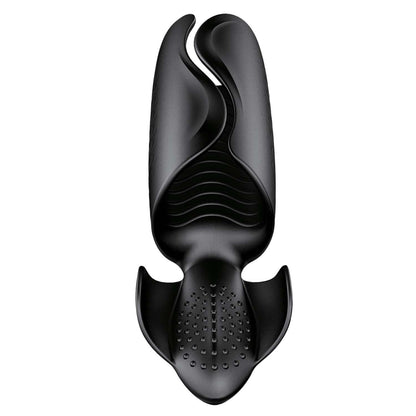 Hero Ultimate Male Masturbator 6.5" - Dual Motors - USB Rechargeable - Black