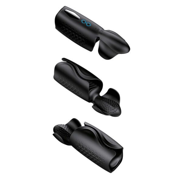 Hero Ultimate Male Masturbator 6.5" - Dual Motors - USB Rechargeable - Black