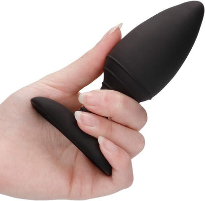 Glow Heating Butt Plug - Black