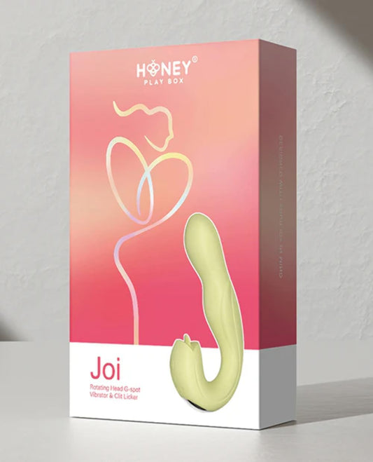 Joi Rotating Head G-Spot Vibrator & Clit Licker - Purple
