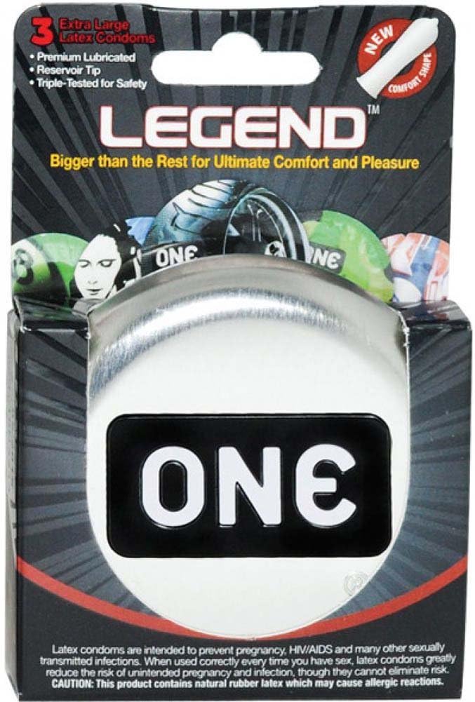 One Condoms One Legend, 3 Count