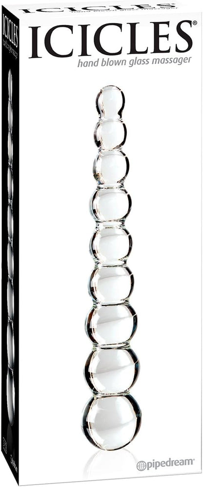 Icicles Hand Blown Glass Massager