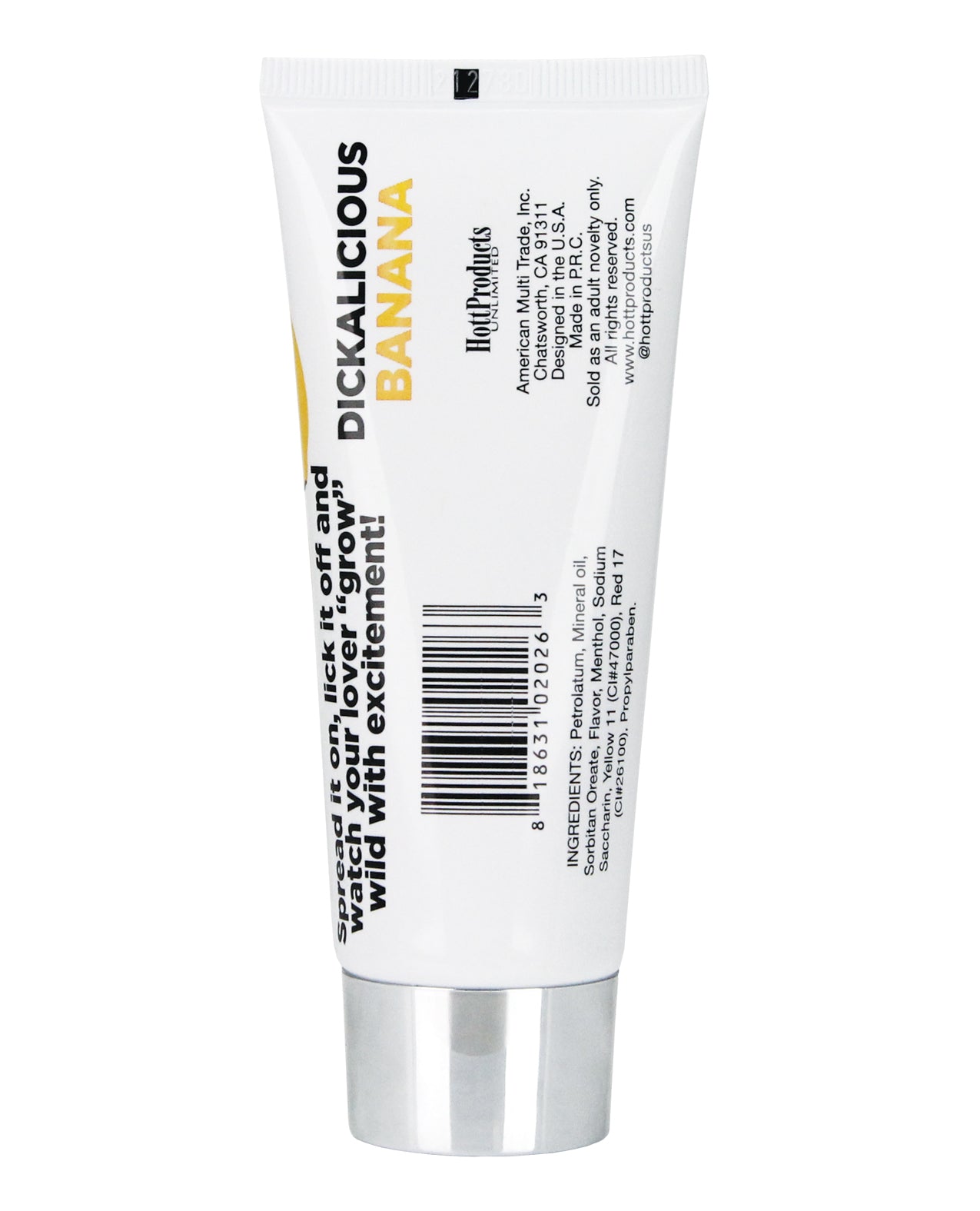 Dickalicious Penis Arousal Gel 2 oz - Banana