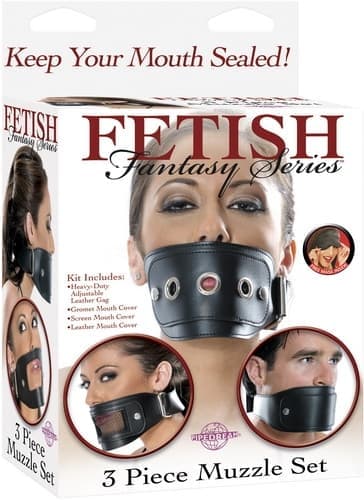 Fetish Fantasy Series 3 Piece Muzzle set