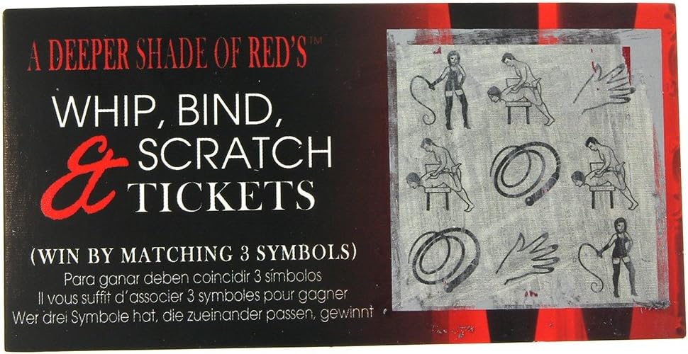 Whip Bind And Scratch Tickets