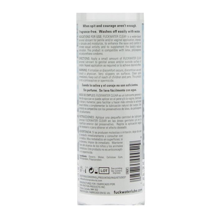 Fuck Water Clear H2O - 2 oz Bottle