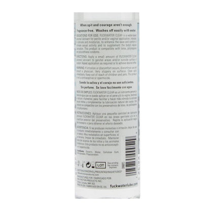 Fuck Water Clear H2O - 2 oz Bottle