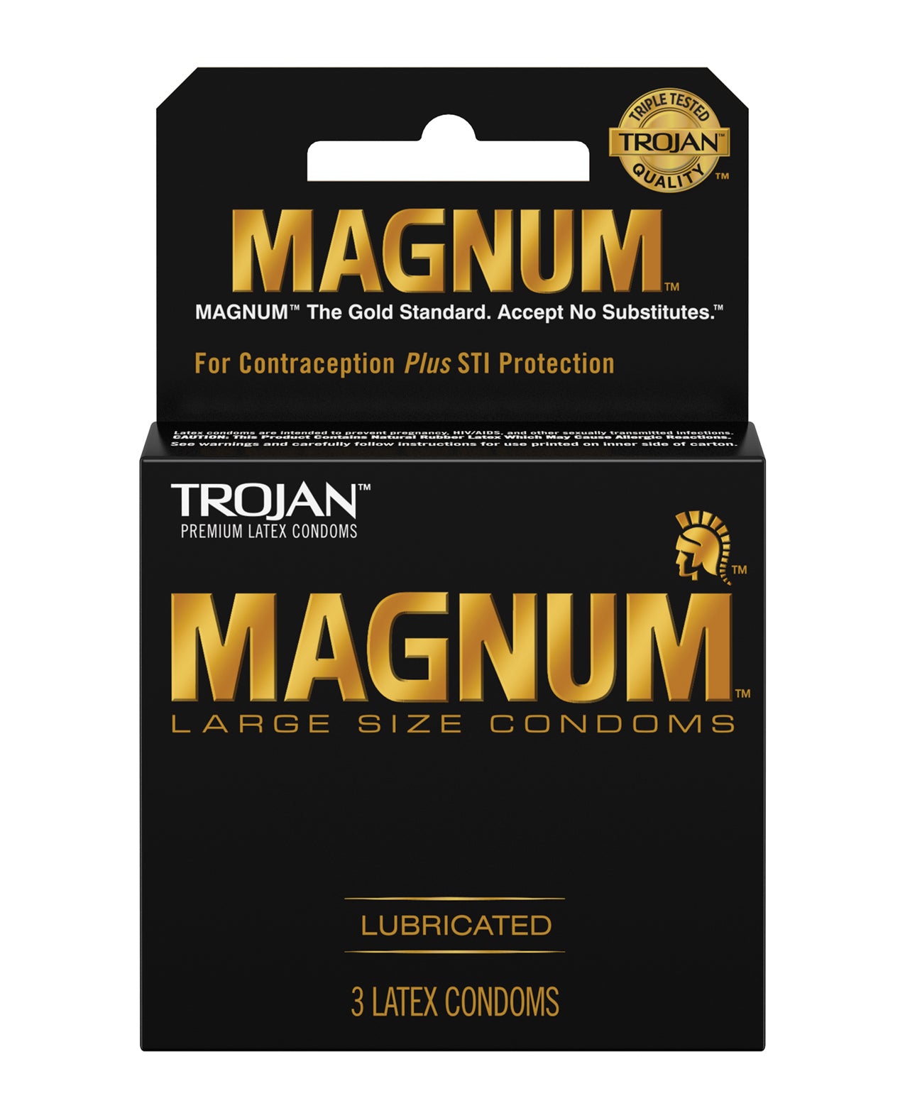 Trojan Magnum Condoms - Box of 3