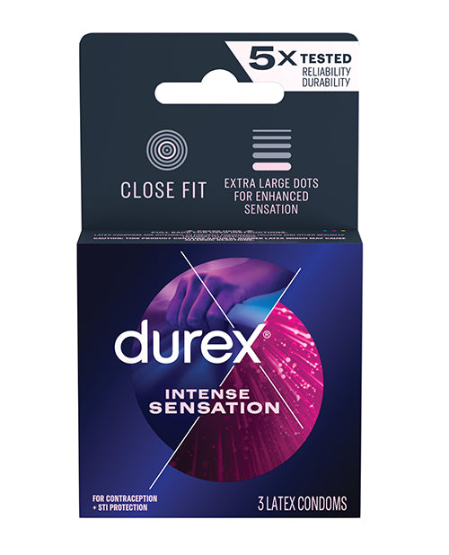 Durex Condom Pleasure Pack - Box of 3