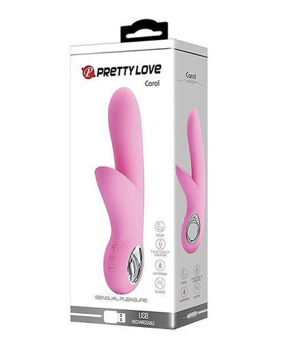 Pretty Love Carol Silicone Vibrator – 7 Function Pink