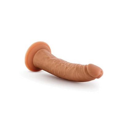 Blush Dr. Skin Glide 7.5" Self Lubricating  Dildo - Mocha