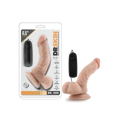 Blush Dr. Skin Dr. Ken 6.5" Cock w/Suction Cup - Vanilla