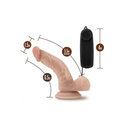 Blush Dr. Skin Dr. Ken 6.5" Cock w/Suction Cup - Vanilla