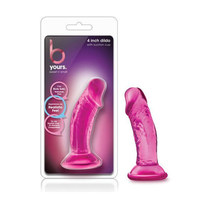 Blush B Yours Sweet n Small 4" Dildo  w/Suction Cup - Pink
