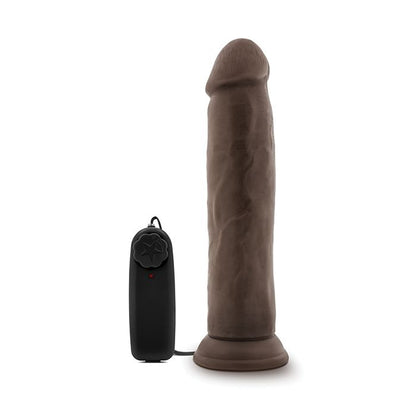 Blush Dr. Skin Dr. Throb 9.5" Cock w/Suction Cup - Chocolate