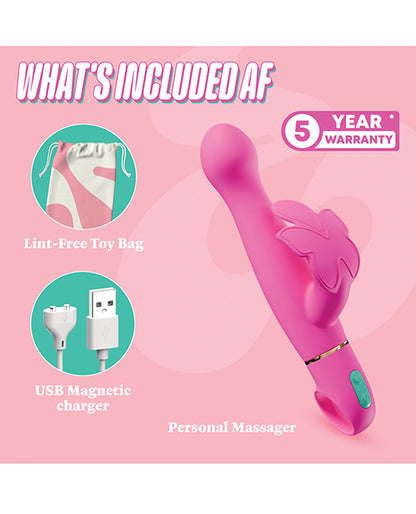 Aria - Naughty AF 2.0 - Rechargeable  Vibe - Plum