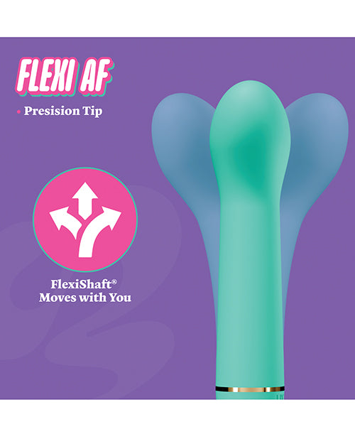 Aria - Flirty AF 2.0 - Rechargeable Vibe -  Teal