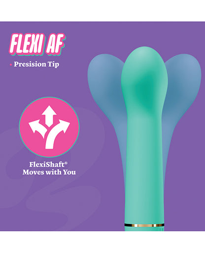 Aria - Flirty AF 2.0 - Rechargeable Vibe -  Teal
