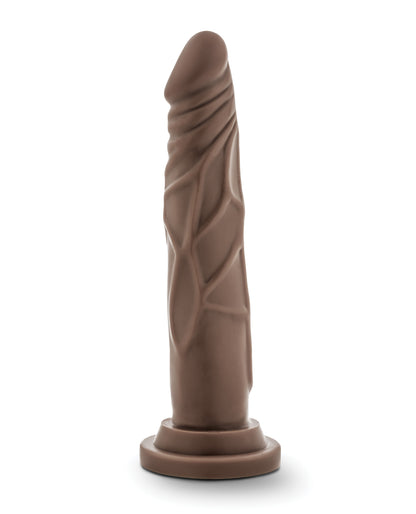 Blush Dr. Skin 7.5" Basic Realistic Cock -  Chocolate
