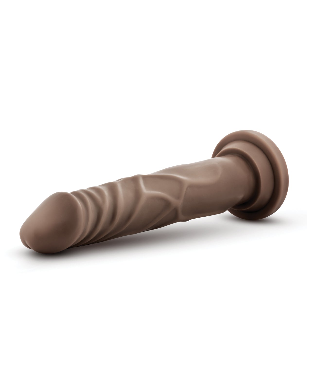Blush Dr. Skin 7.5" Basic Realistic Cock -  Chocolate