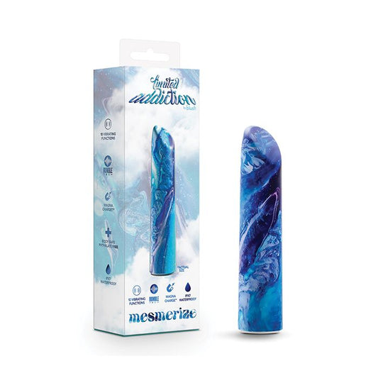 Blush Limited Addiction Mesmerize Power Vibrator - Azure