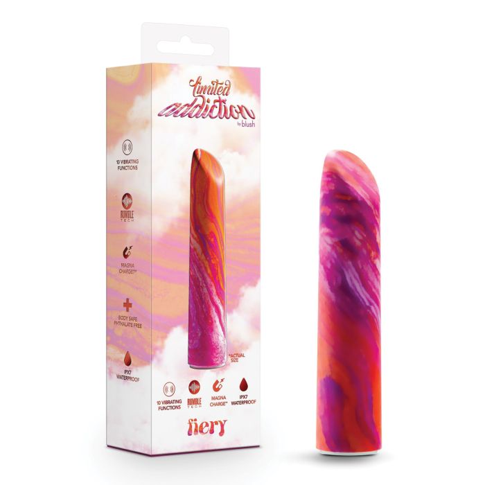 Blush Limited Addiction Fiery Power Vibrator -  Coral