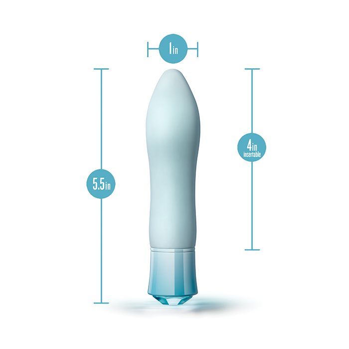 Blush Oh My Gem Ardor Vibrator - Aquamarine