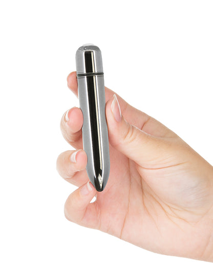 Power Bullet 3.7" Platinum Vibrating Massager