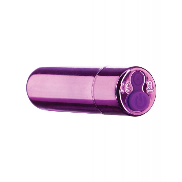 Mini Bullet Rechargeable Bullet - 9 Functions Purple