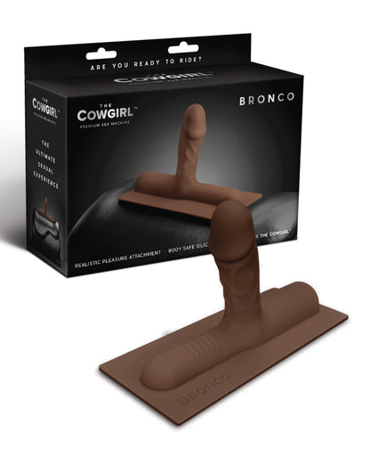 The Cowgirl Bronco Silicone Attachment – Chocolate