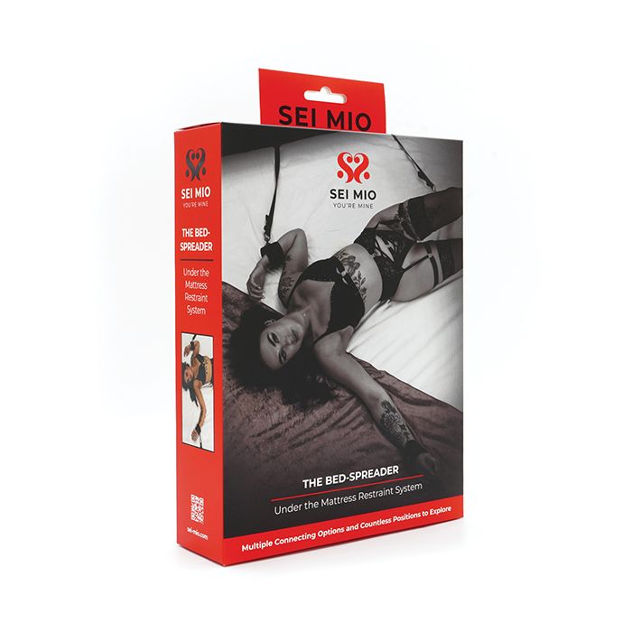 Sei Mio The Bed Spreader Under the  Mattress Restraint System - Black