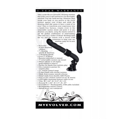 Evolved G Force Thruster - Black