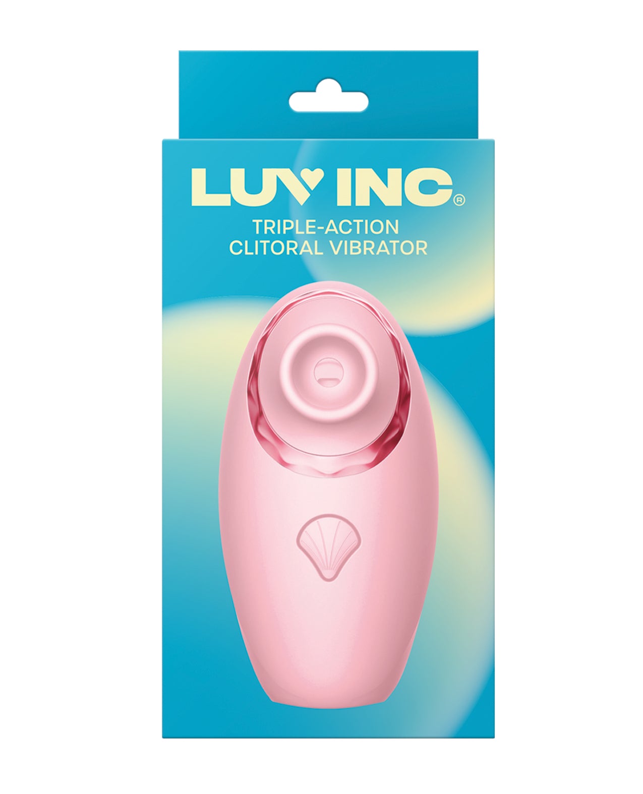 Luv Inc. Triple - Action Clitoral Vibrator - Pink