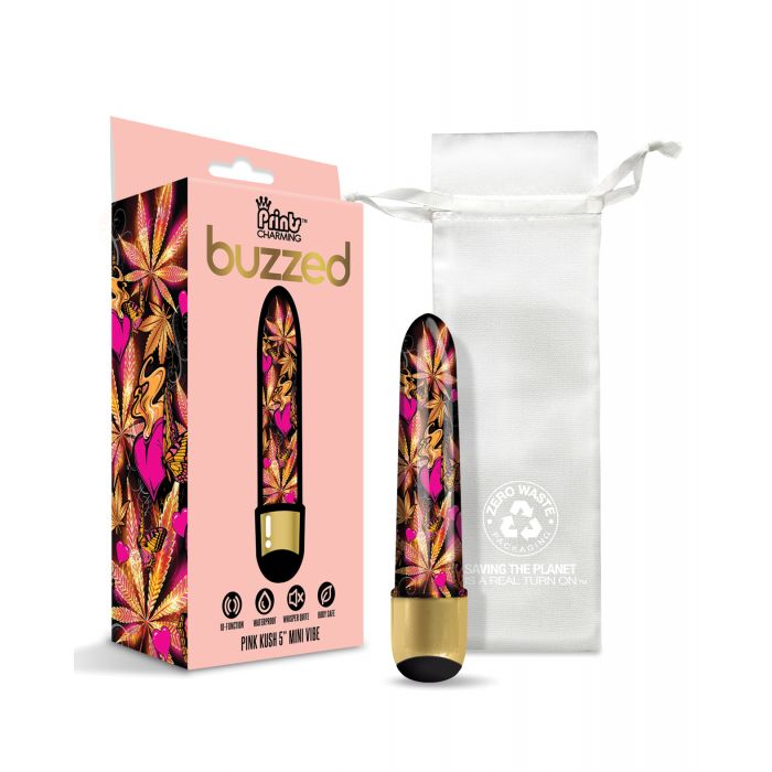 Buzzed 5" Mini Vibe - Pink Kush
