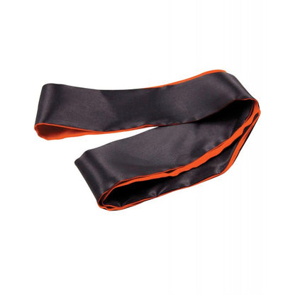 The 9's Orange is the New Black Satin Sash Reversible Blindfold