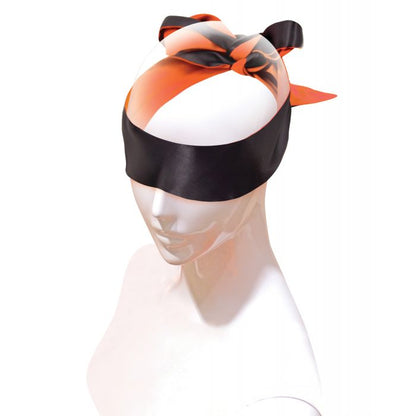 The 9's Orange is the New Black Satin Sash Reversible Blindfold