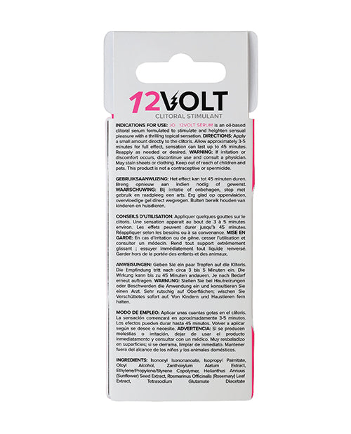 JO 12 Volt Clitoral Stimulant - Original Stimulant 0.34 oz
