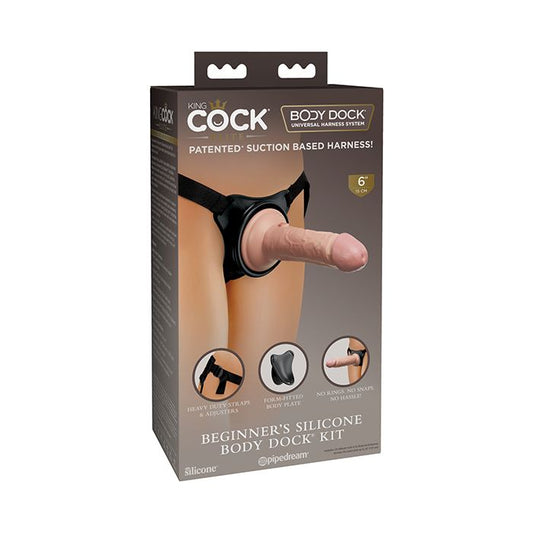 King Cock Elite Beginner's Silicone Body  Dock Kit