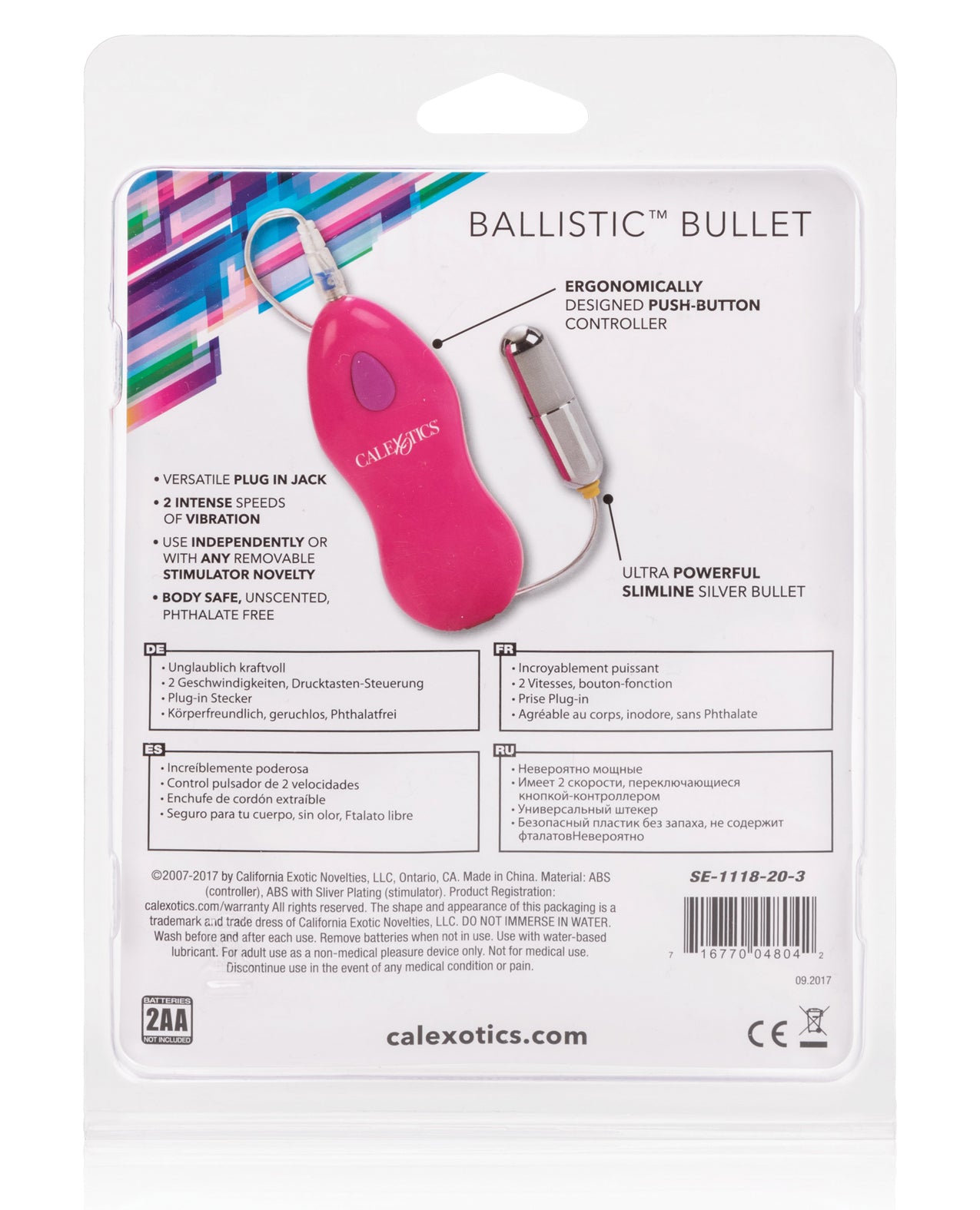 Ballistic Bullet - Pink