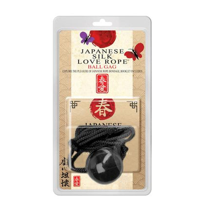 Japanese Silk Love Rope Ball Gag