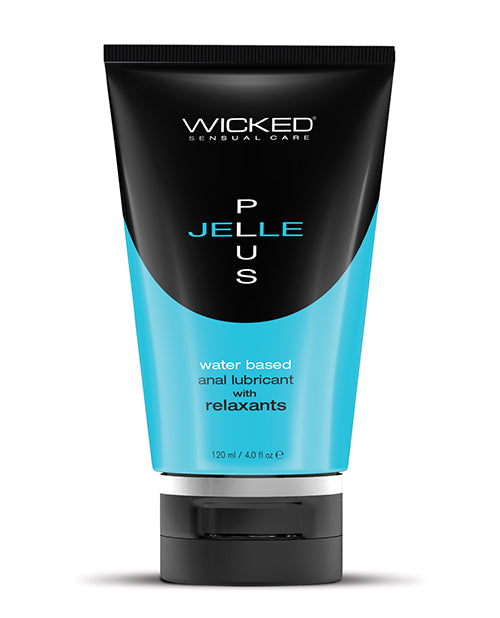 Wicked Sensual Care Jelle Plus Water  Based Anal Lubricant with Relaxants - 4  oz
