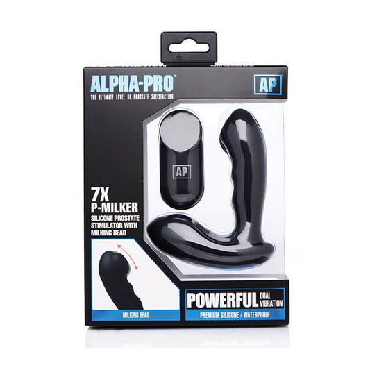 Alpha Pro 7x P-Milker Prostate Stimulator  w/Milking Bead