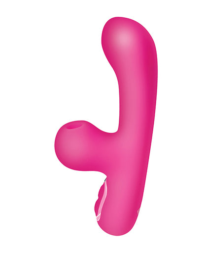 Bang! 10X G-Spot Rabbit Vibrator  w/Suction - Pink