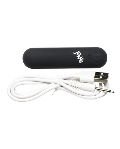 Bang! Flexible Silicone Bullet - Black