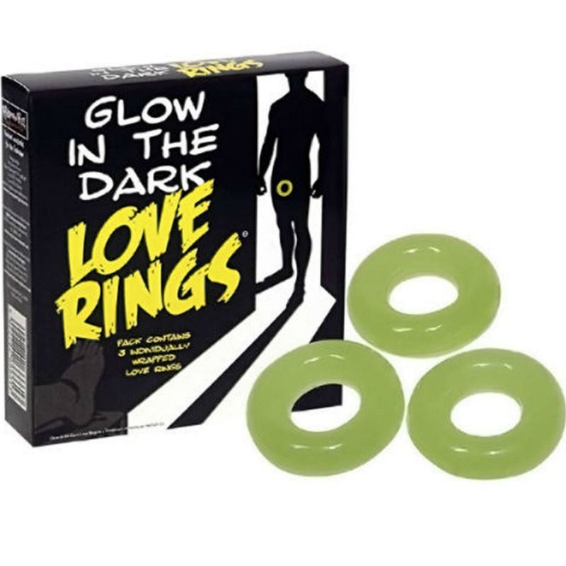 Glow In The Dark Love Rings