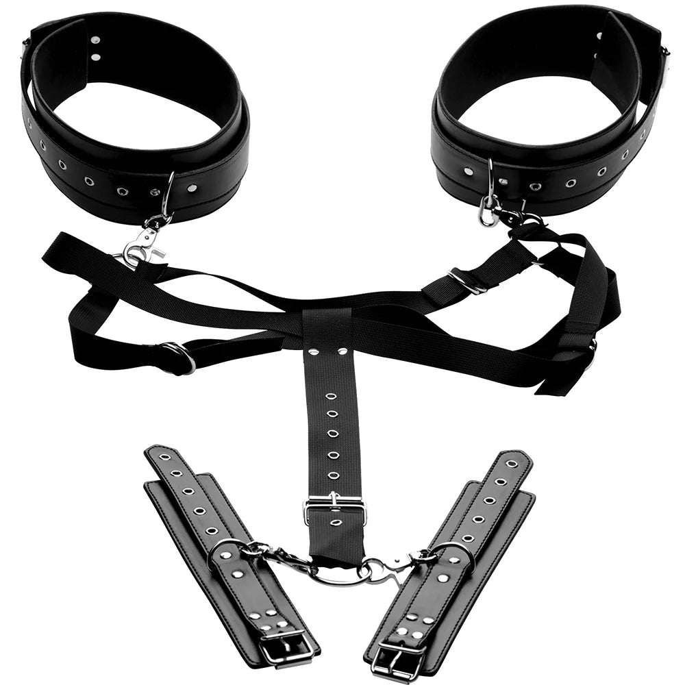 Master Series Acquire Thigh Harness with Cuffs